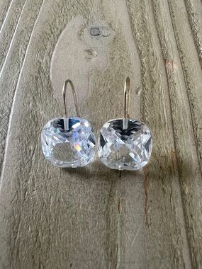 Anthropologie clear float earrings
